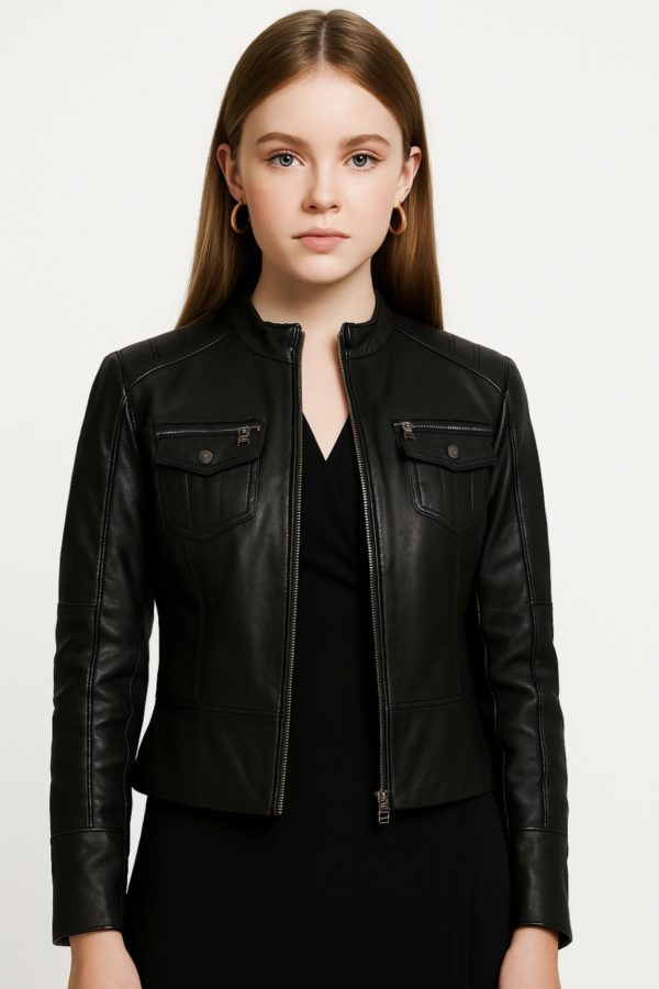 New Hot Women Leather Jacket - Image 10