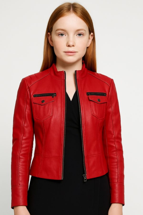 New Hot Women Leather Jacket - Image 11