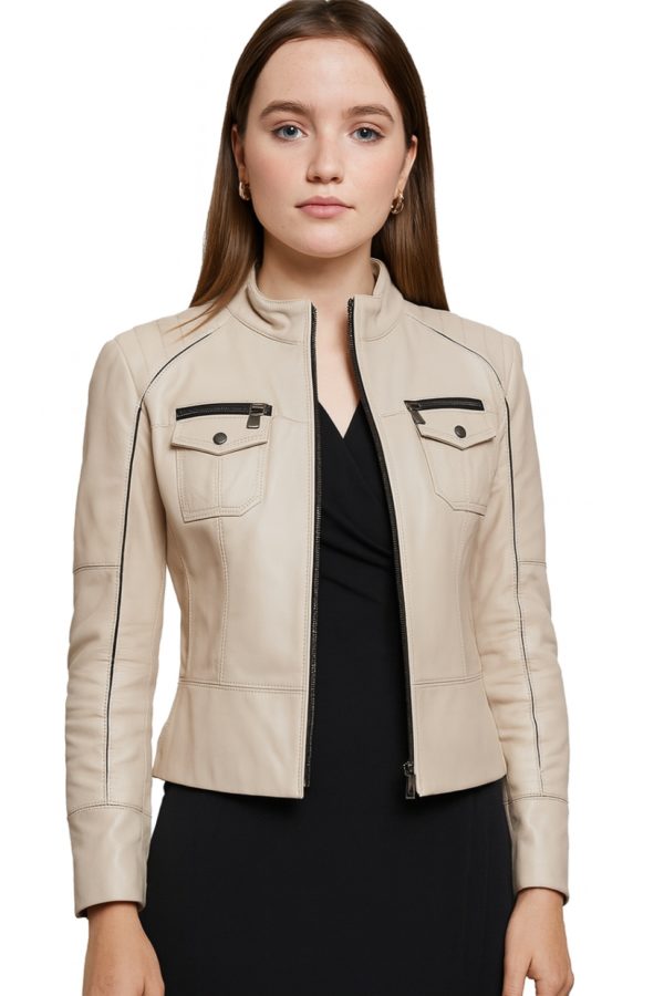 New Hot Women Leather Jacket - Image 3