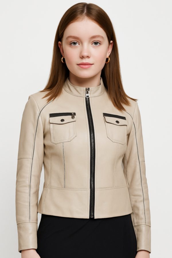 New Hot Women Leather Jacket - Image 6